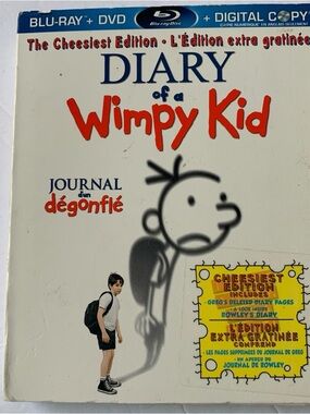 Diary of a Wimpy Kid The Cheesiest Edition Bluray DVD